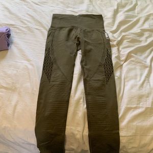 Army Green Gymshark Leggings